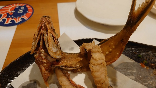 沖縄旅行 国際通りの居酒屋「わらゆい」での食事