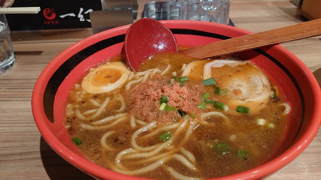 北海道旅行 新千歳空港の「えびそば一幻」で食べた「えびそば」