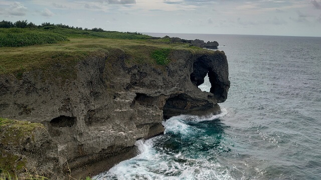 沖縄旅行 万座毛