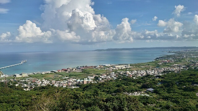 沖縄旅行 中城(なかぐすく)城跡からの眺め