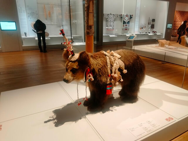 北海道旅行 ウポポイの国立アイヌ民族博物館の展示品