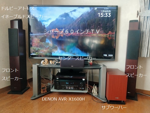 DENON AVR-X1600H AVサラウンドシステムで動画視聴 | 風遊人ライフ