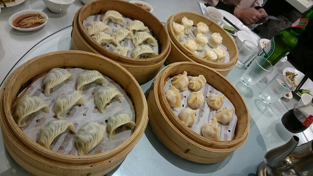 台湾の金品茶楼(きんぴんちゃうろう)での昼食
