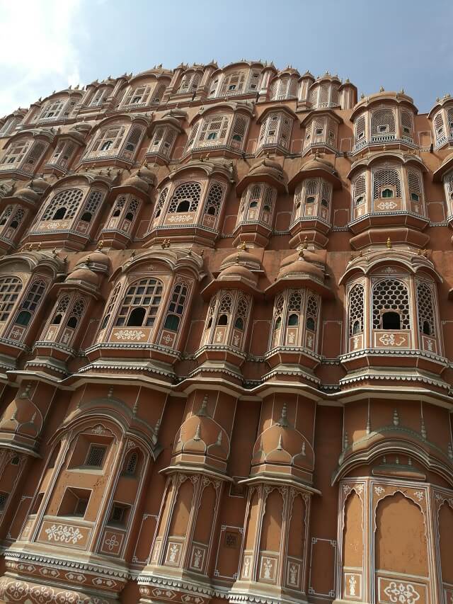 インドのハワー・マハル(Hawa Mahal:風の宮殿)