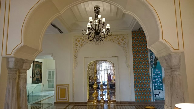 インドのジャイ マハル パレス ホテル (Jai Mahal Palace Hotel)の様子