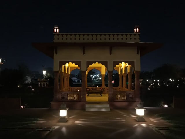インドのジャイ マハル パレス ホテル (Jai Mahal Palace Hotel)の様子