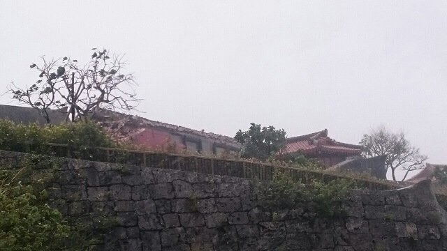 火災で焼失した首里城