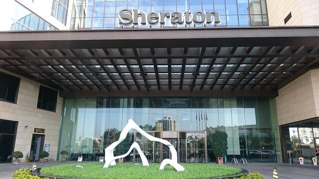 上海嘉定喜来登酒店(SHERATON SHANGAI JIADING HOTEL)の正面