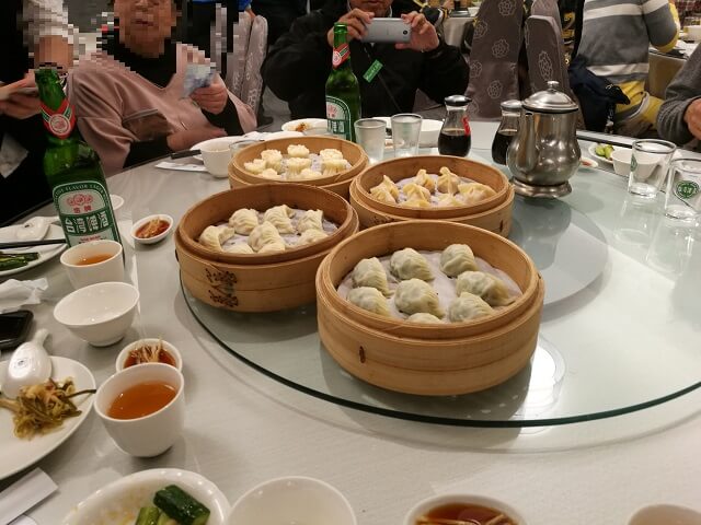 台湾の金品茶楼(きんぴんちゃうろう)での昼食