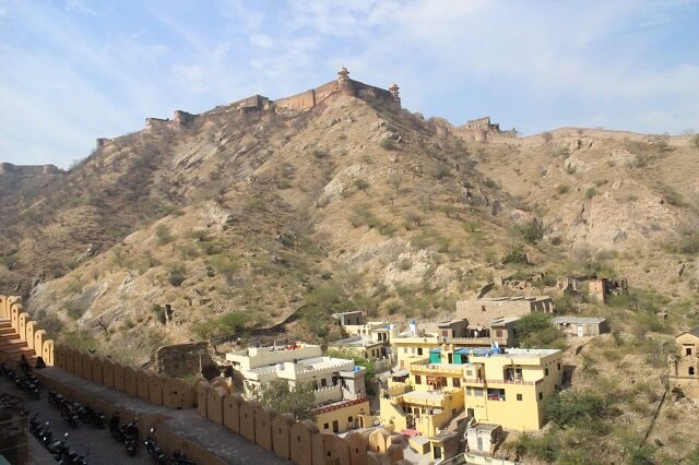 インドのアンベール城(Amber Castle)からの眺め