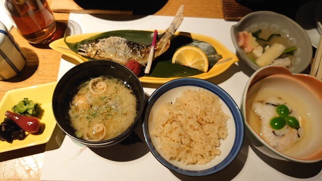 由布院山水館で食べた朝食
