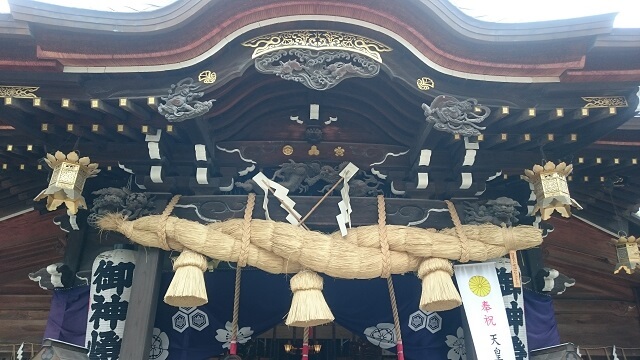 博多市の櫛田神社(くしだじんじゃ)