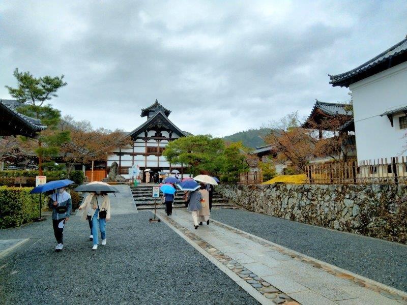 嵐山 天龍寺の通路