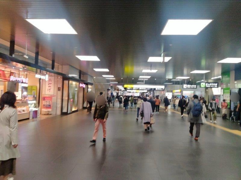 京都駅の自由通路