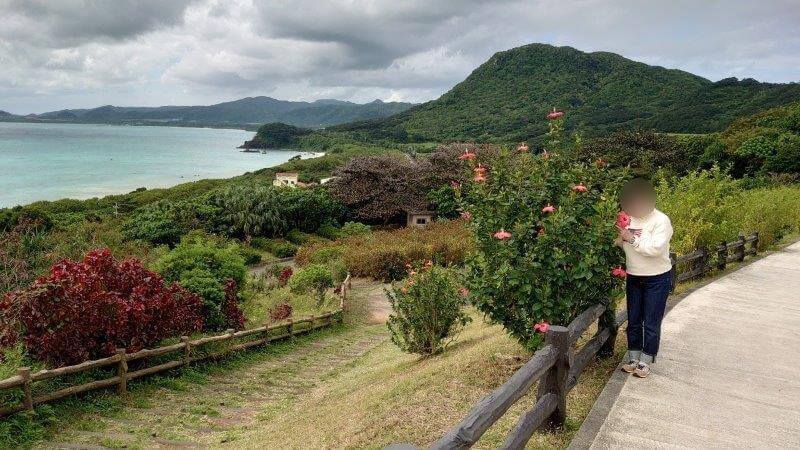 石垣島の玉取崎(たまとりざき)展望台の様子