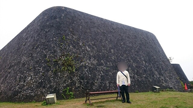 首里城の城壁跡