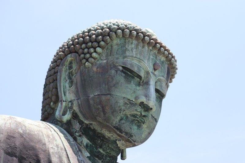 鎌倉大仏の横顔