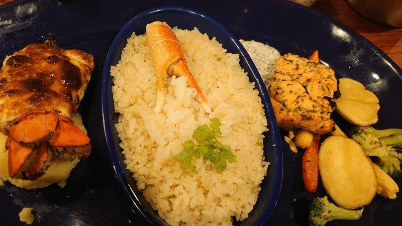 鎌倉のレッドロブスターで食べたベイブリーズトリオ