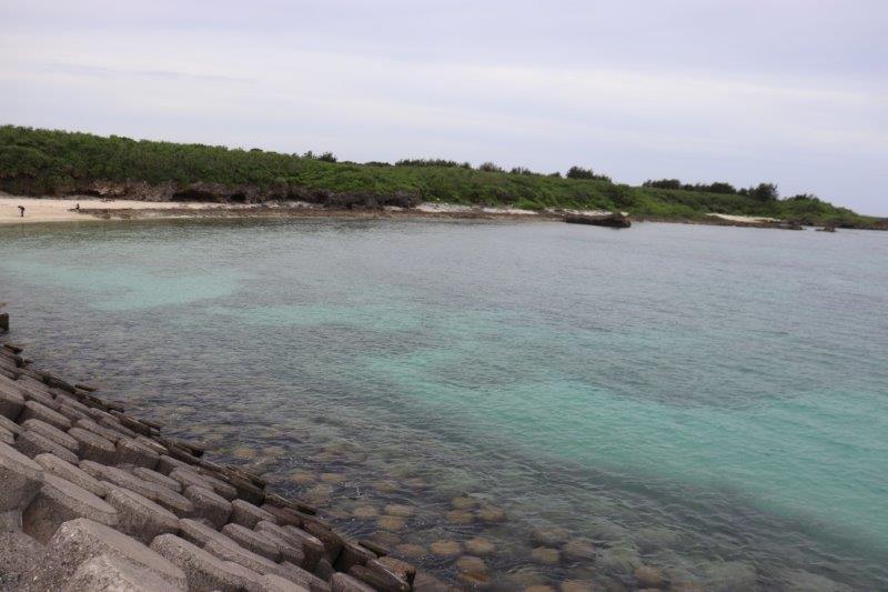 下地島の17ENDの海の様子