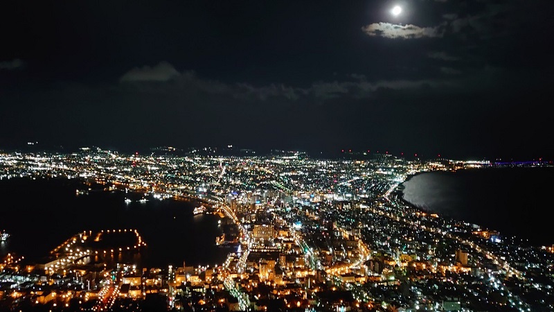 北海道函館山からの眺め